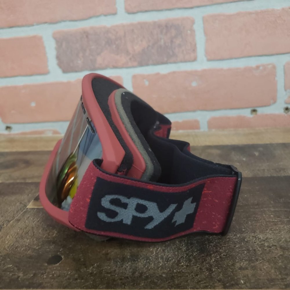SPY BURGANDY SNOW GOOGLES